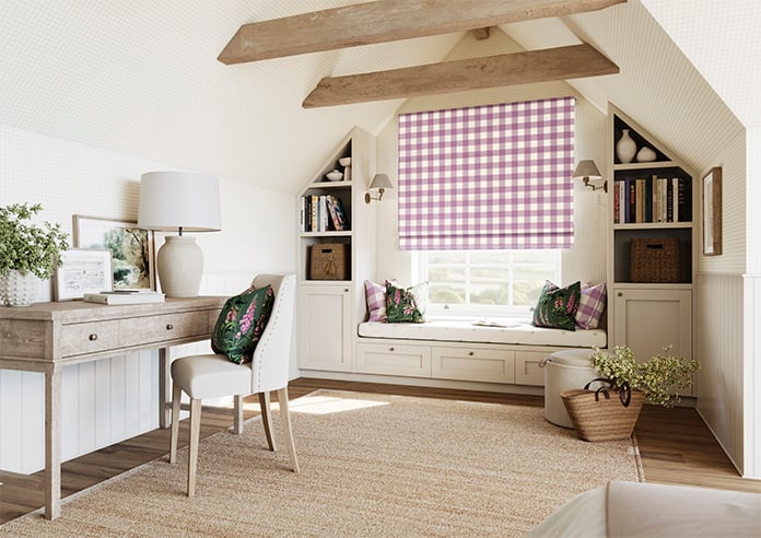 Gingham, Dusting - Twist&Fit Roman Blind - Image 7